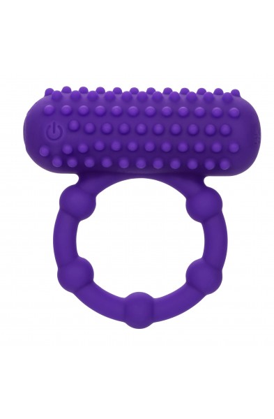 Silicone Rechargeable 5 Bead Maximus Ring - Purple