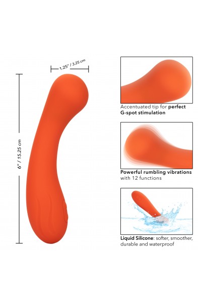Stella Liquid Silicone G-Wand - Orange