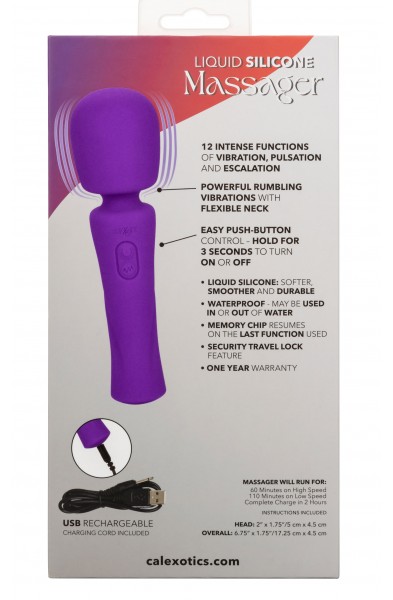 Stella Liquid Silicone Massager - Purple