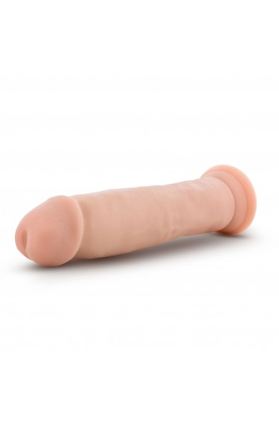 Dr. Skin Plus - 9 Inch Posable Thick Dildo - Vanilla