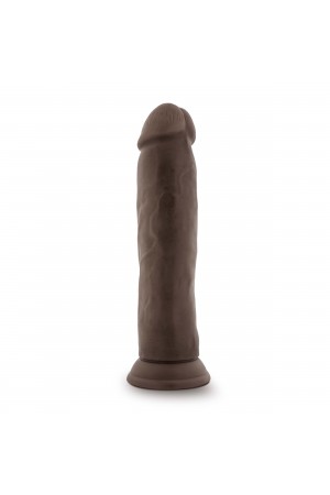 Dr. Skin Plus - 9 Inch Posable Thick Dildo -  Chocolate