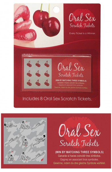 Oral Sex Scratch Tickets