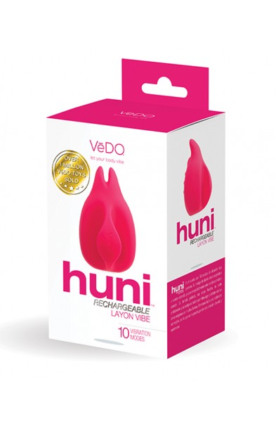 Huni Rechargeable Finger Vibe - Foxy Pink