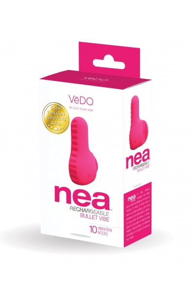 Nea Rechargeable Finger Vibe - Foxy Pink