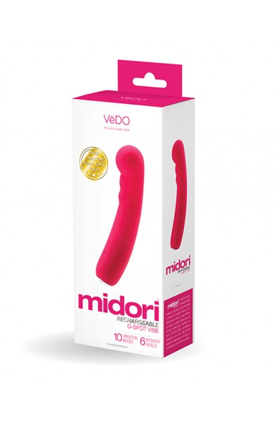 Midori Rechargeable G-Spot Vibe - Foxy Pink