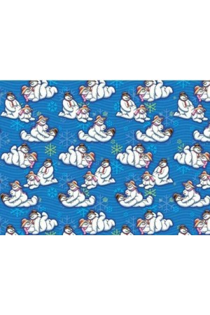 Gift Wrap Snowman