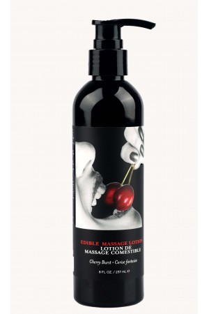 Edible Massage Lotion - Cherry - 8 Fl. Oz.