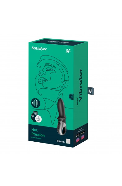 Hot Passion - Anal Vibrator - Black