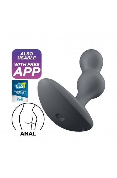 Deep Diver Plug Vibrator - Grey