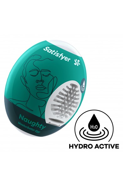 Satisfyer Masturbator Egg - Naughty - Dark Green