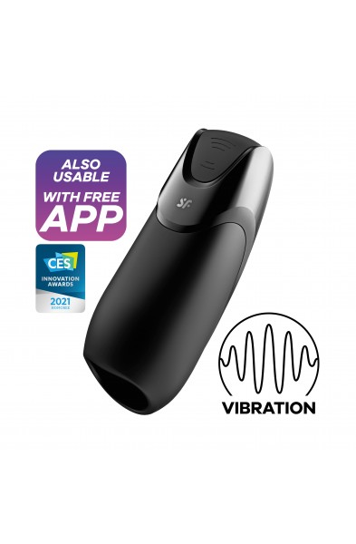 Men Vibration Plus Vibrator - Black
