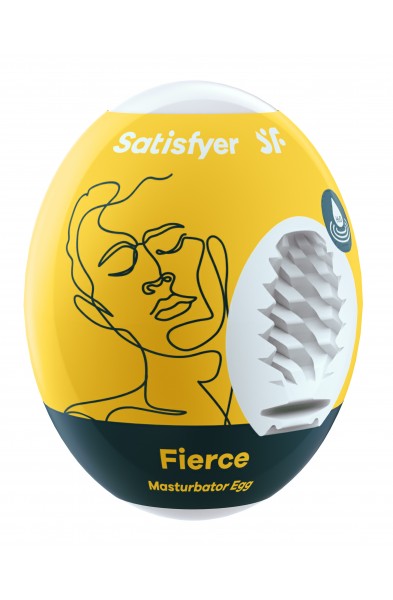 Satisfyer Masturbator Egg - Fierce -  Yellow
