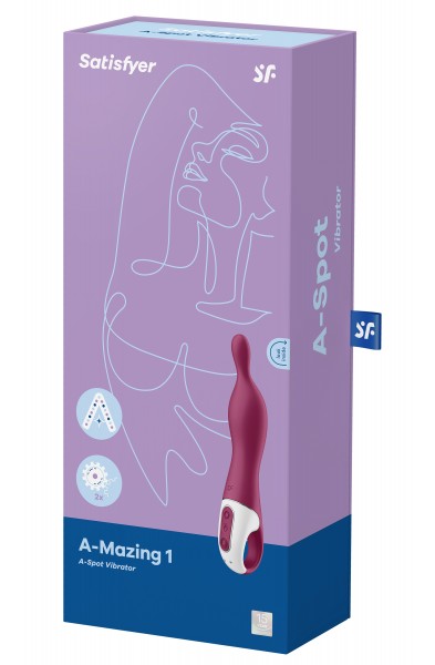 A-Mazing 1 a-Spot Vibrator - Berry