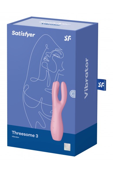 Threesome 3 Vibrator - Pink