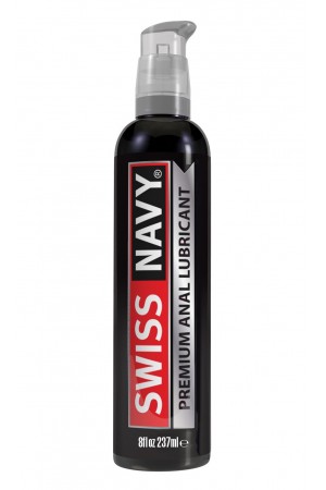 Swiss Navy Premium Silicone Anal Lubricant - 8 Oz.