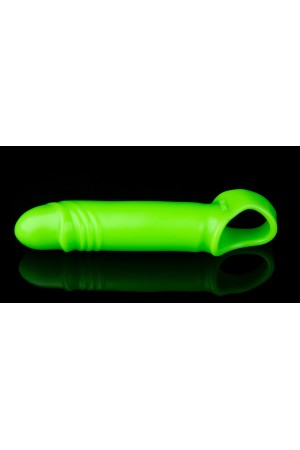 Smooth Stretchy Penis Sleeve - Glow in the Dark