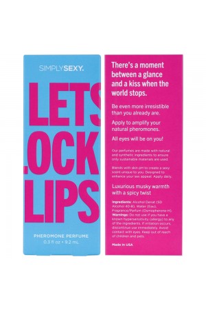 Simply Sexy Pheromone Perfume - Lets Lock Lips 0.3 Oz