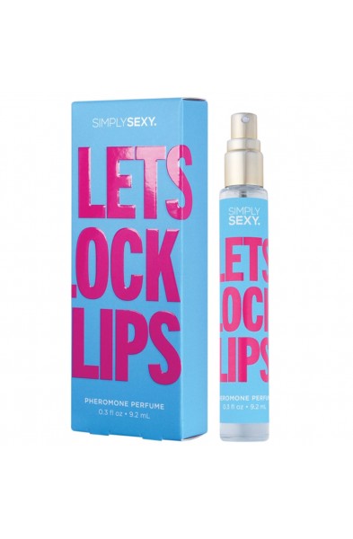 Simply Sexy Pheromone Perfume Lets Lock Lips 0.3  Oz