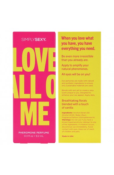 Simply Sexy Pheromone Perfume Love All of Me 0.3 Oz
