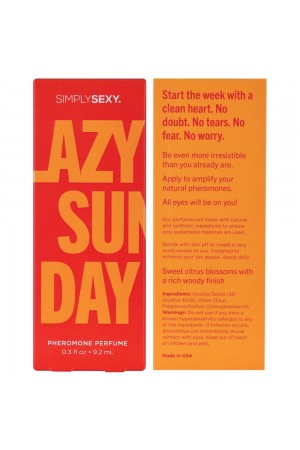 Simply Sexy Pheromone Perfume Lazy Sunday 0.3 Oz