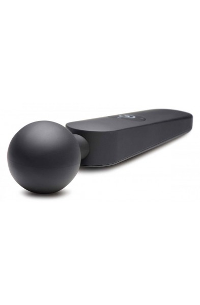 Thunder Wand 72x Silicone Heating Wand Massager - Black