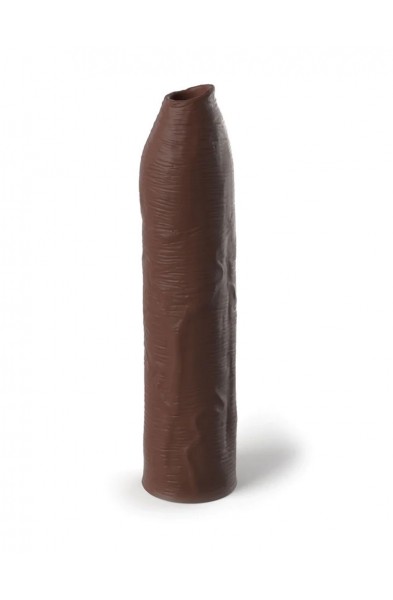 Fantasy X-Tensions Elite Uncut 7 Inch Extension Sleeve - Brown