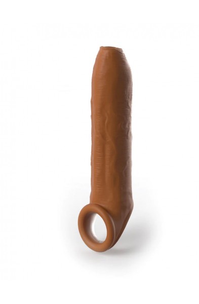 Fantasy X-Tensions Elite Uncut 7 Inch Extension  Sleeve With Strap - Tan