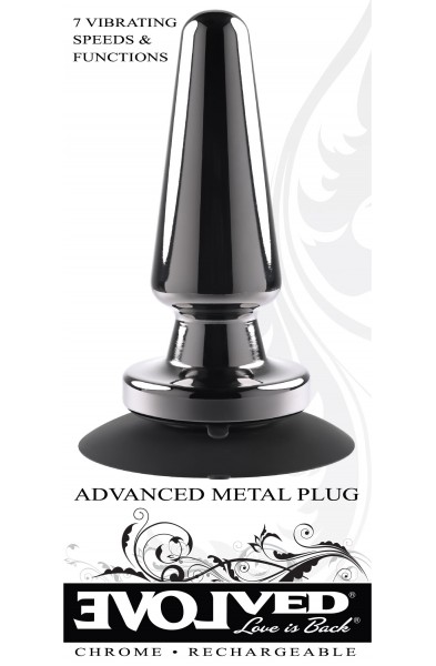 Advanced Metal Plug - Black Chrome