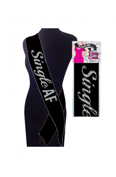 Single Af Sash - Black