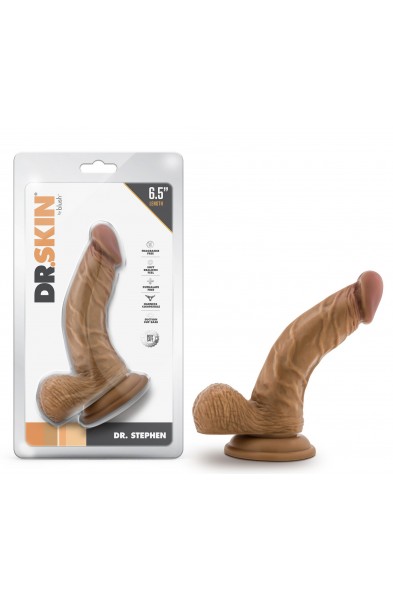 Dr. Skin - Dr. Stephen - 6.5 Inch Dildo With Balls - Tan