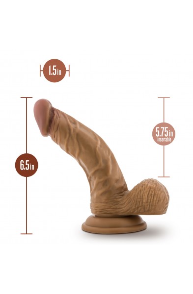 Dr. Skin - Dr. Stephen - 6.5 Inch Dildo With Balls - Tan