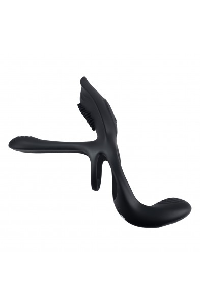 Playboy Pleasure - the 3 Way - Cock Ring - Black