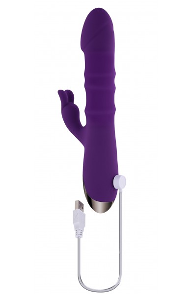 Playboy Pleasure - Hop to It - Rabbit Vibrator - Dark Purple