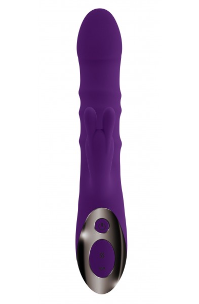Playboy Pleasure - Hop to It - Rabbit Vibrator - Dark Purple