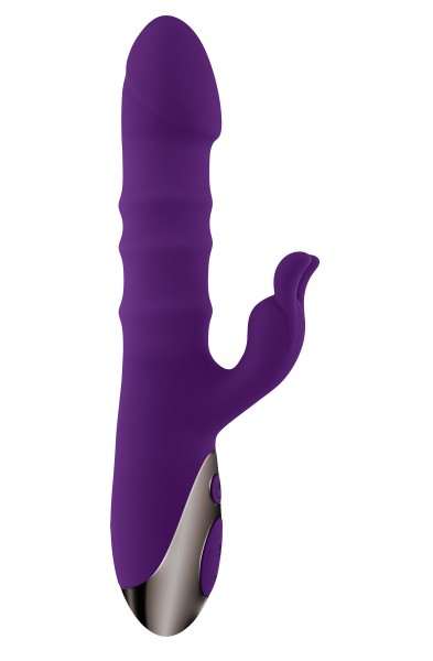 Playboy Pleasure - Hop to It - Rabbit Vibrator - Dark Purple