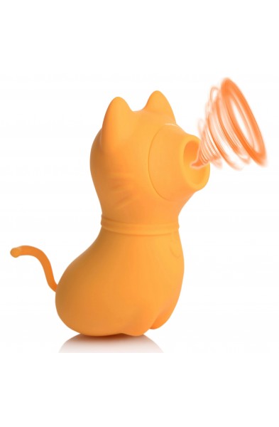 Sucky Kitty 7x Clitoral Stimulator - Orange