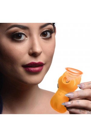 Sucky Kitty 7x Clitoral Stimulator - Orange