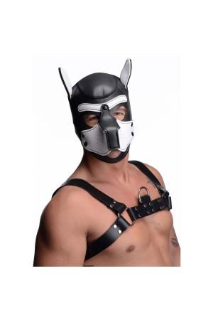 Spike Neoprene Puppy Hood - White