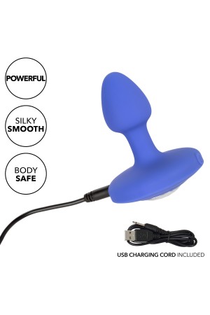 Cheeky Gems - Small Rechargeable Vibrating Probe - Vibrating Probe - Blue