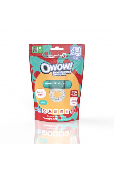 Screaming O 4b - Owow Super Powered Vibrating Ring - Kiwi