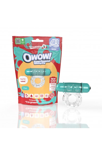 Screaming O 4b - Owow Super Powered Vibrating Ring - Kiwi