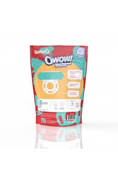 Screaming O 4b - Owow Super Powered Vibrating Ring - Kiwi