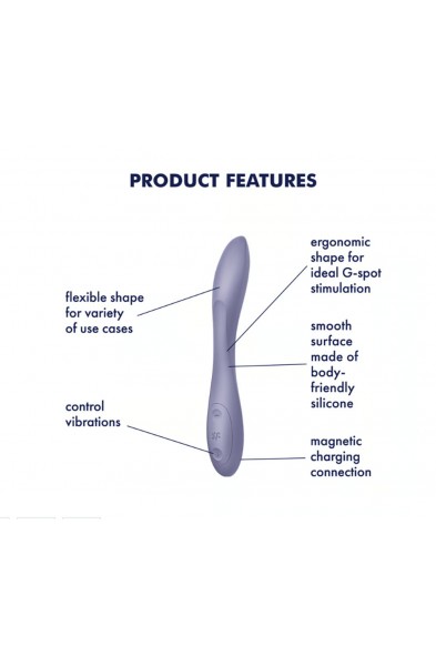 Satisfyer G-Spot Flex 2 - Multi Vibrator - Dark  Violet