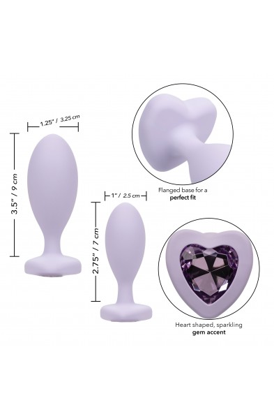 Love Crystal Booty Duo - Purple