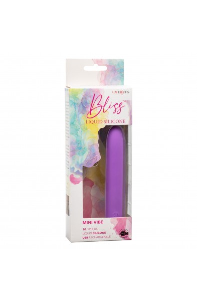 Bliss Liquid Silicone Mini G Vibe - Purple