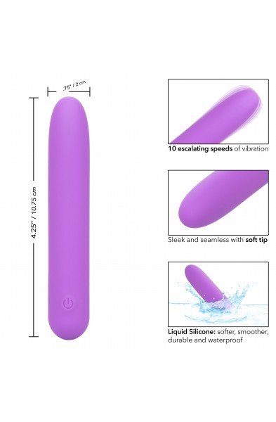 Bliss Liquid Silicone Mini G Vibe - Purple