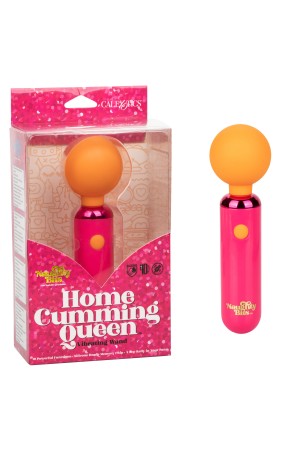 Naughty Bits Home Cumming Queen Vibrating Wand -  Orange/pink