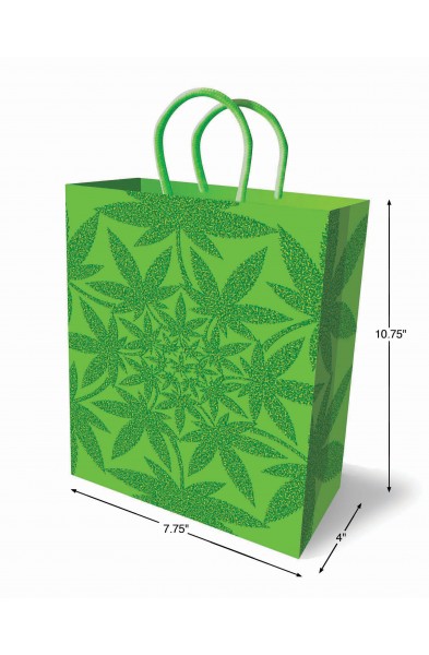 Glitter Ganja Gift Bag - Green