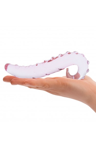 6 Inch Lick-It Glass Dildo