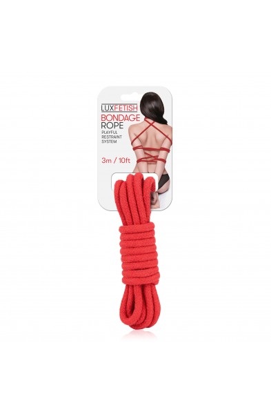 Sexy Bondage Rope 3m / 10ft - Red